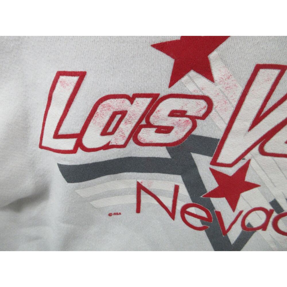 Vintage LAS VEGAS NEVADA Men's Large Tultex 50/50 Sweatshirt RSA - Picture 4 of 16